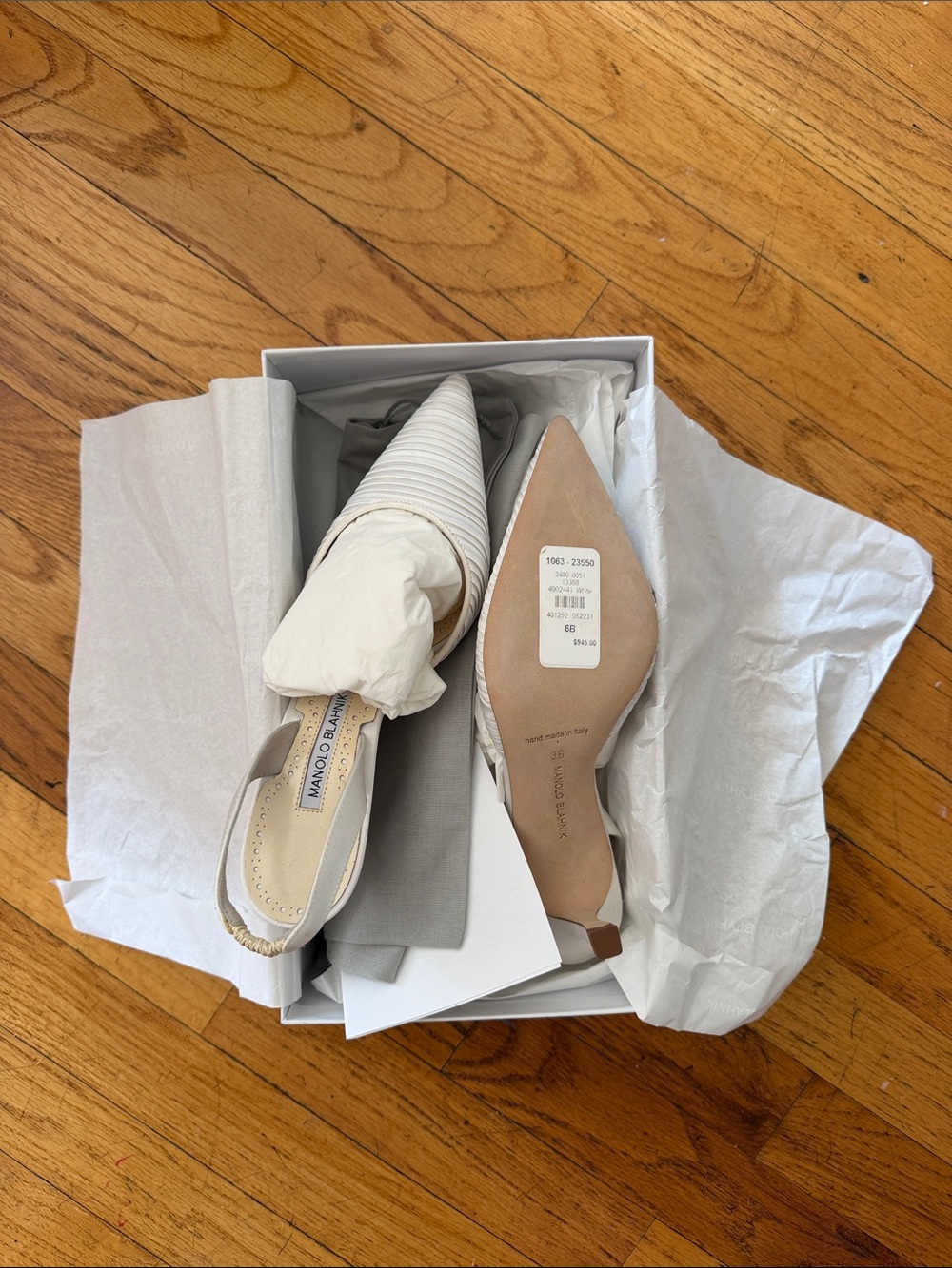 Manolo Blahnik Slingback Heels - Picture 2 of 4